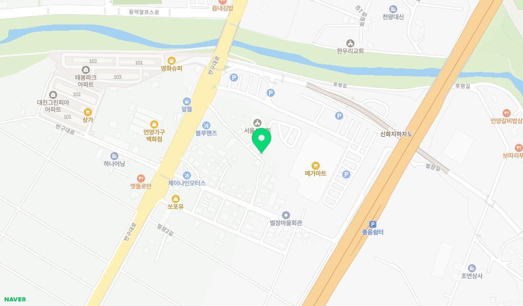 서울산어린이집 위치 지도
