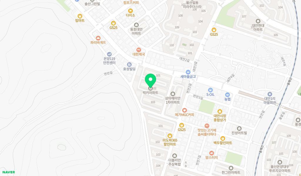 LX하우시스온양어린이집 위치 지도