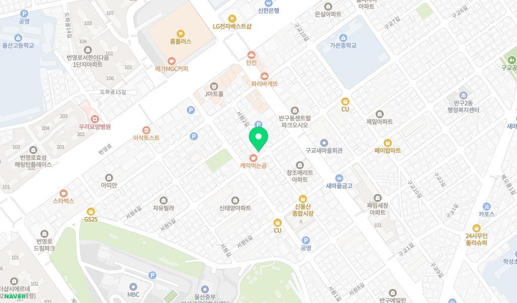 푸른숲아이자람어린이집 위치 지도