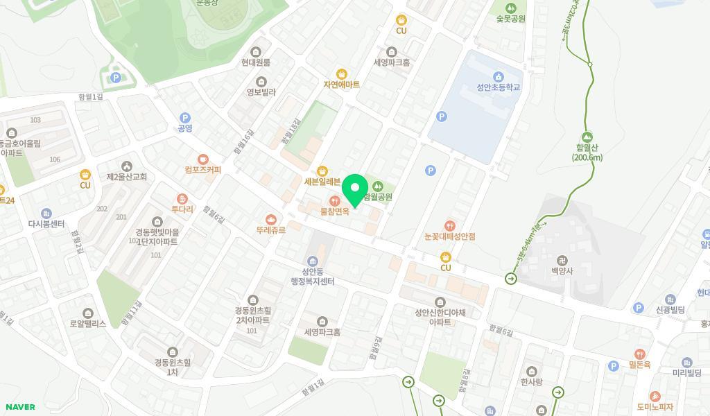 동은어린이집 위치 지도
