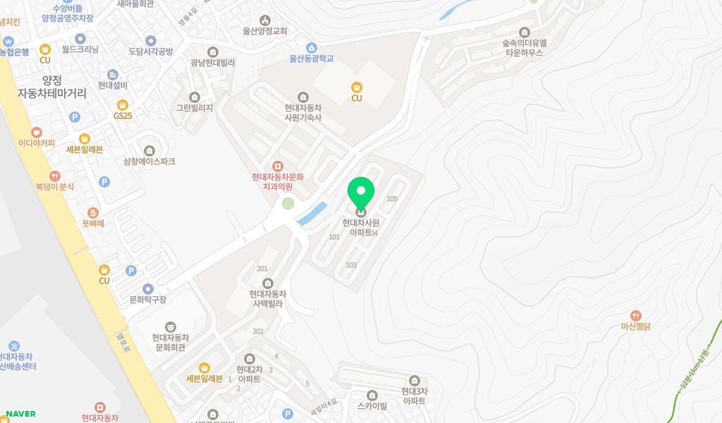 현대자동차 어린이집 위치 지도