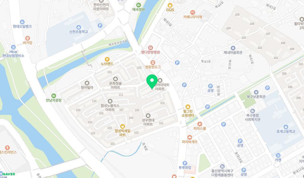 작은숲어린이집 위치 지도