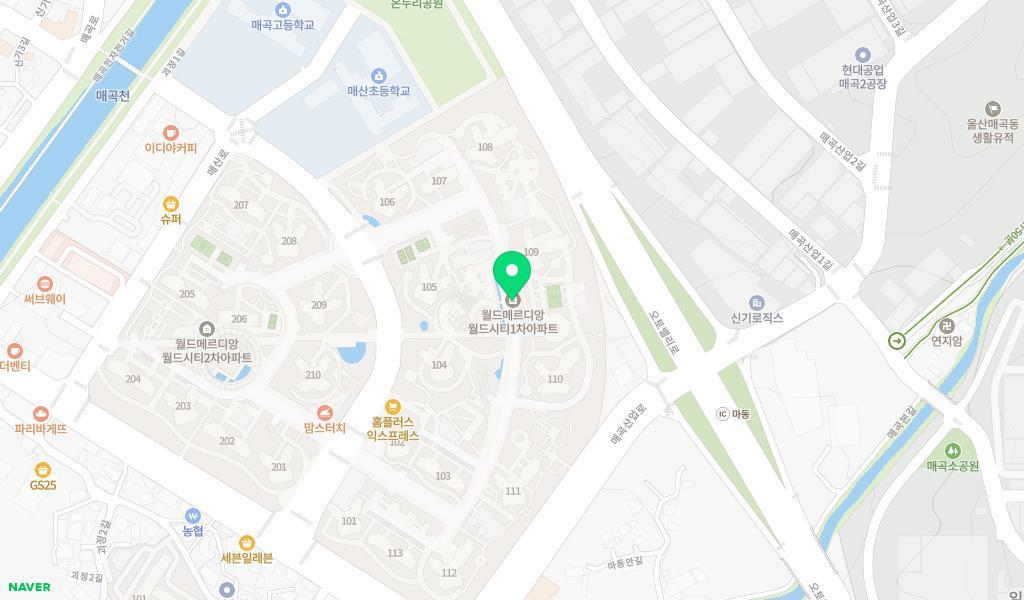 왕자랑공주어린이집 위치 지도
