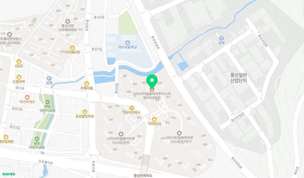 별누리어린이집 위치 지도