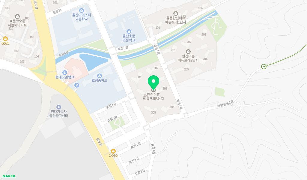 율동다온어린이집 위치 지도