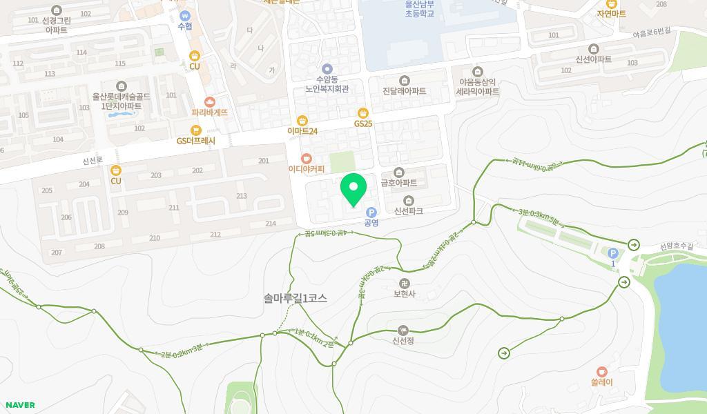 수암어린이집 위치 지도