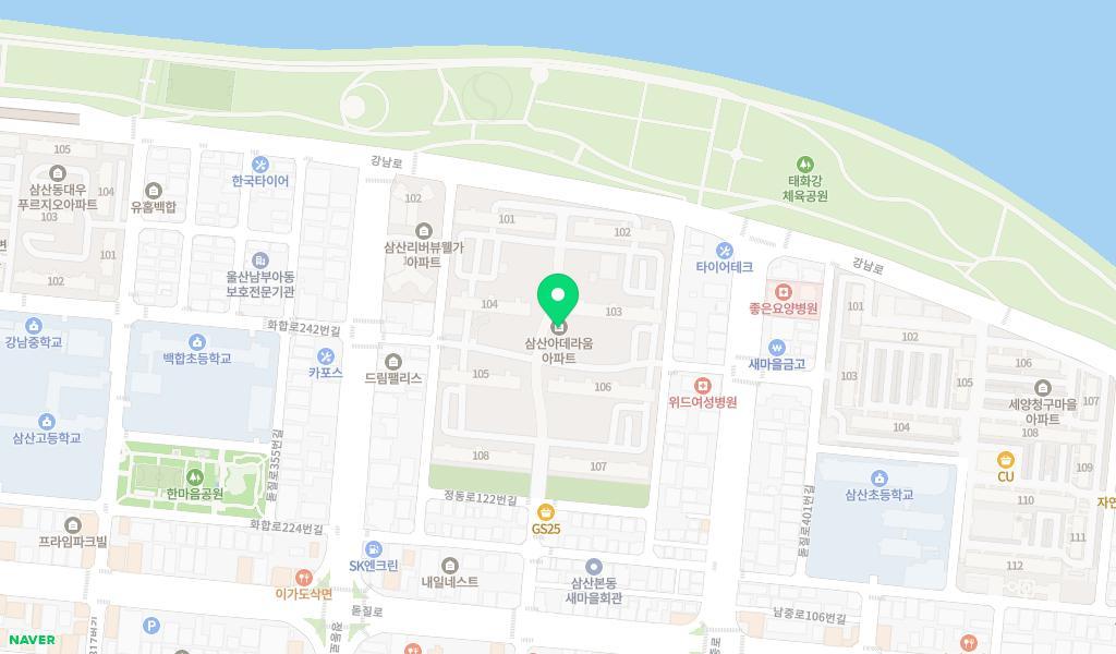 아데라움어린이집 위치 지도