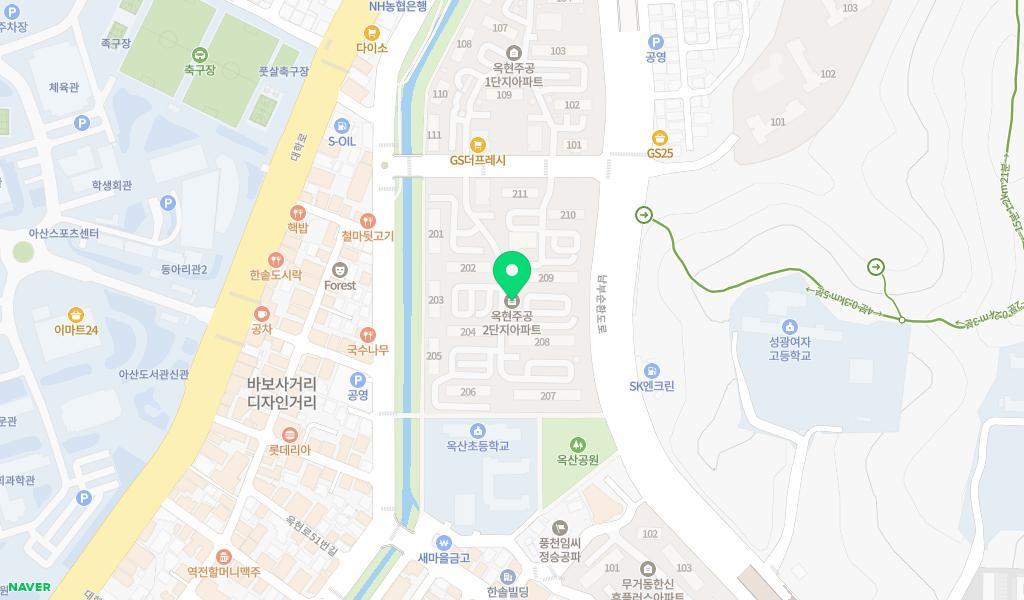 옥현토토빌어린이집 위치 지도