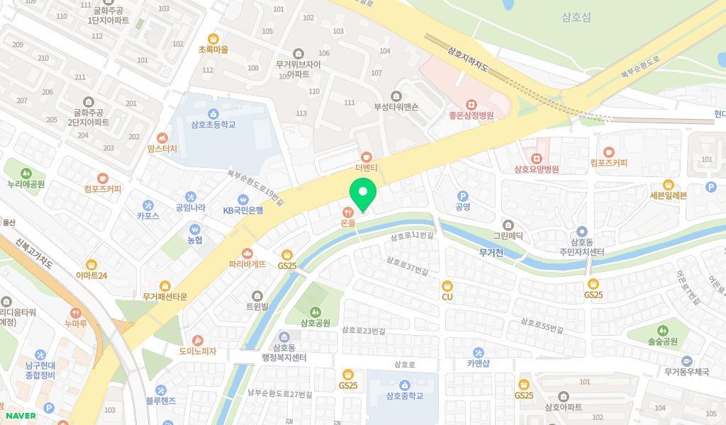 궁거랑어린이집 위치 지도