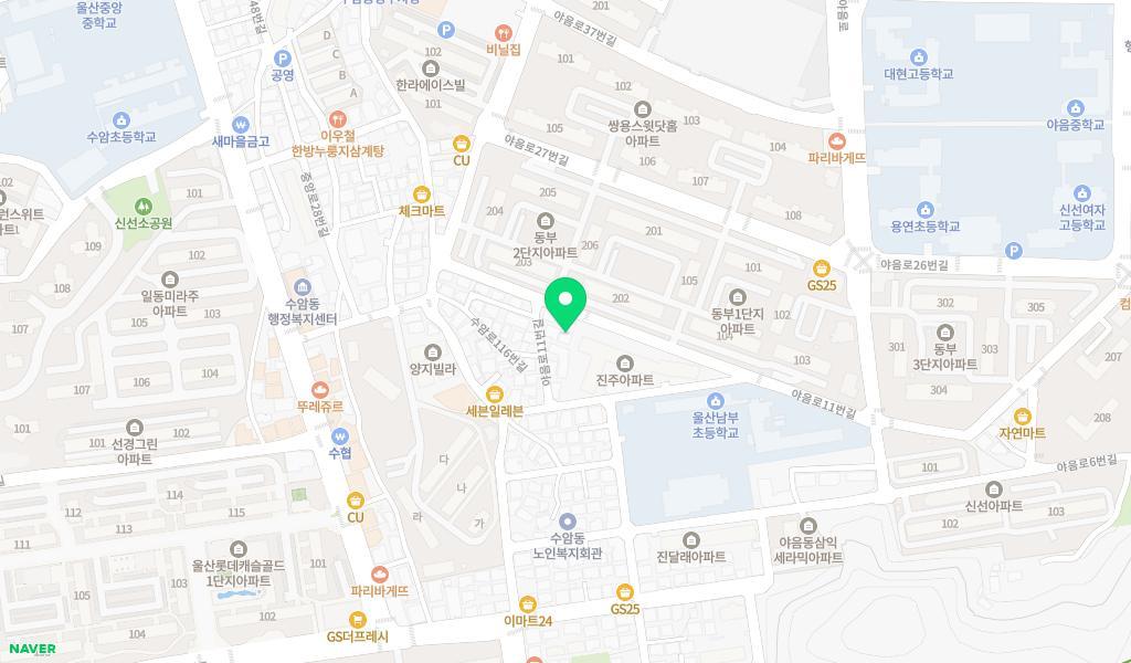 동부어린이집 위치 지도