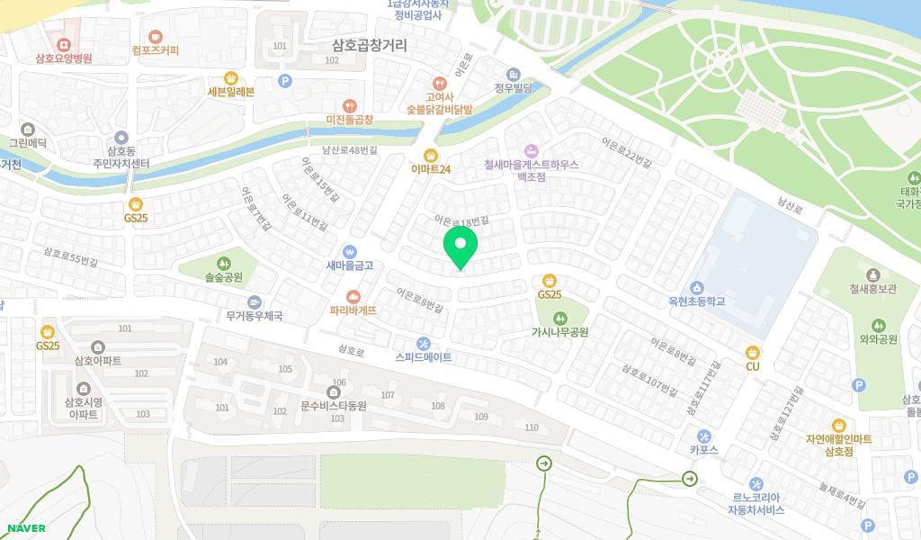 다인엘리트어린이집 위치 지도