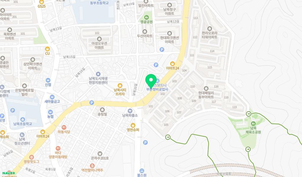 동울산어린이집 위치 지도