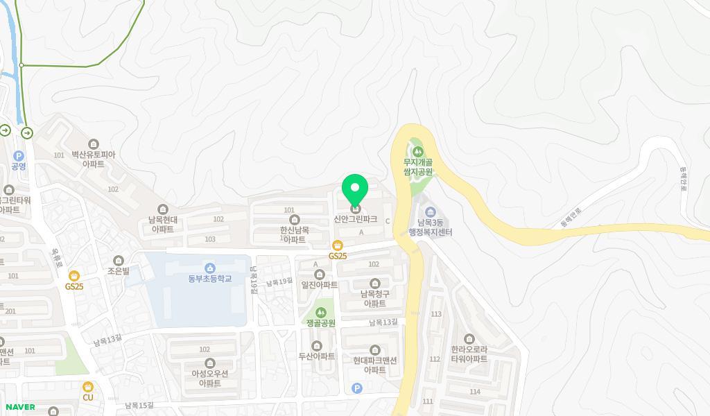 작은풀밭어린이집 위치 지도