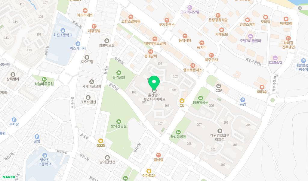 바다소리어린이집 위치 지도