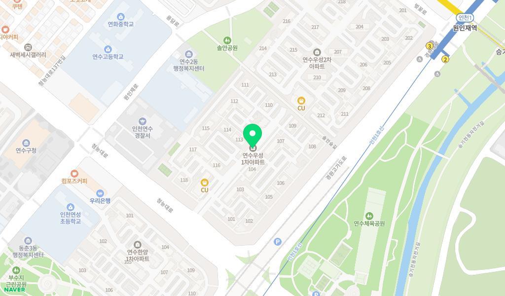 큰별재능어린이집 위치 지도