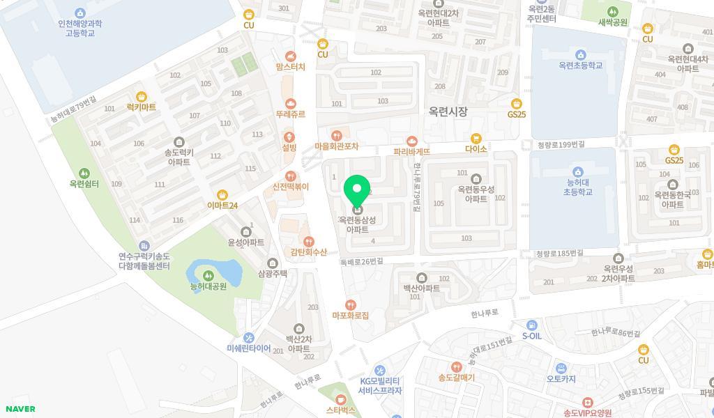 단비어린이집 위치 지도