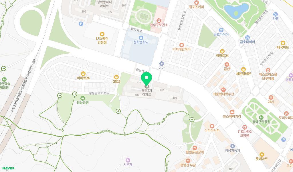 물댄동산어린이집 위치 지도