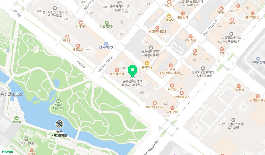 푸르미어린이집 위치 지도