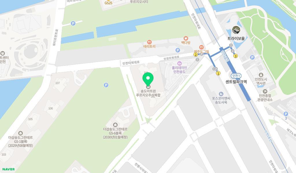 아트윈도담어린이집 위치 지도