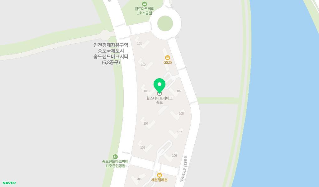 국공립레이크어린이집 위치 지도