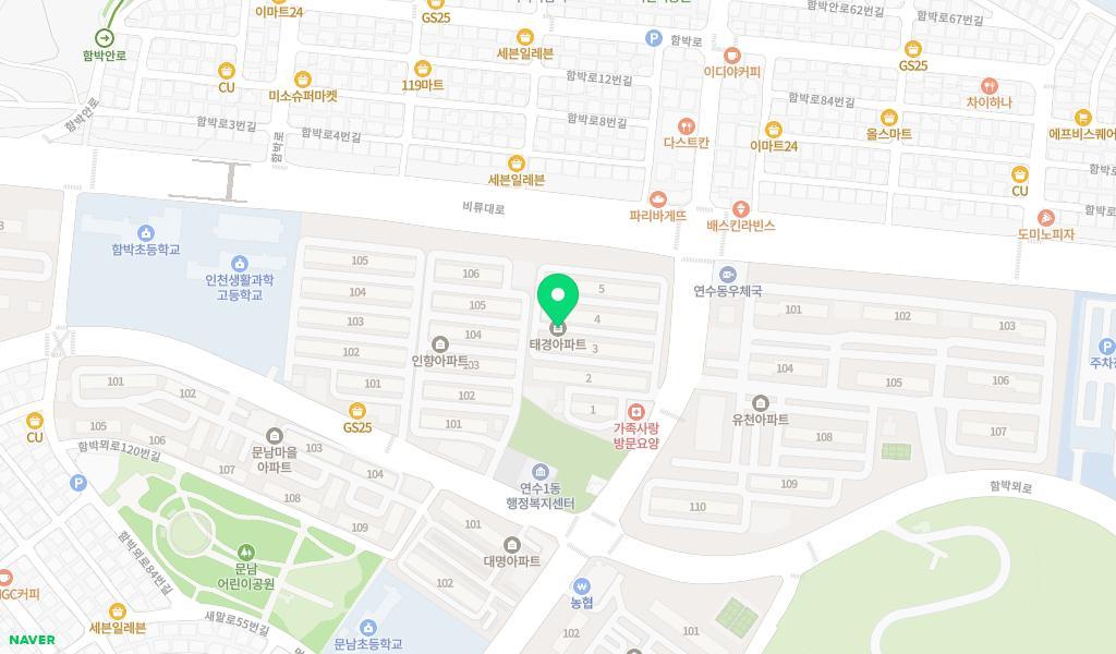 국공립코끼리어린이집 위치 지도