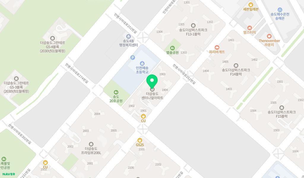 국공립센터니얼어린이집 위치 지도