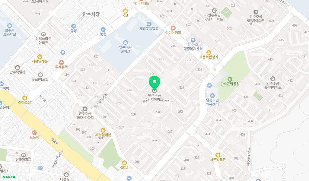 개나리어린이집 위치 지도