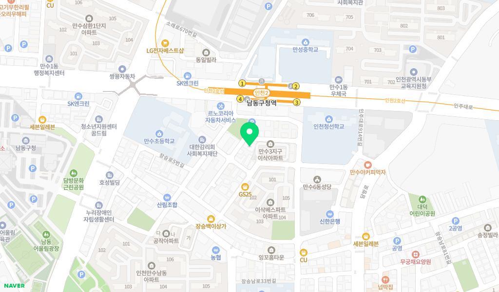 씨튼어린이집 위치 지도