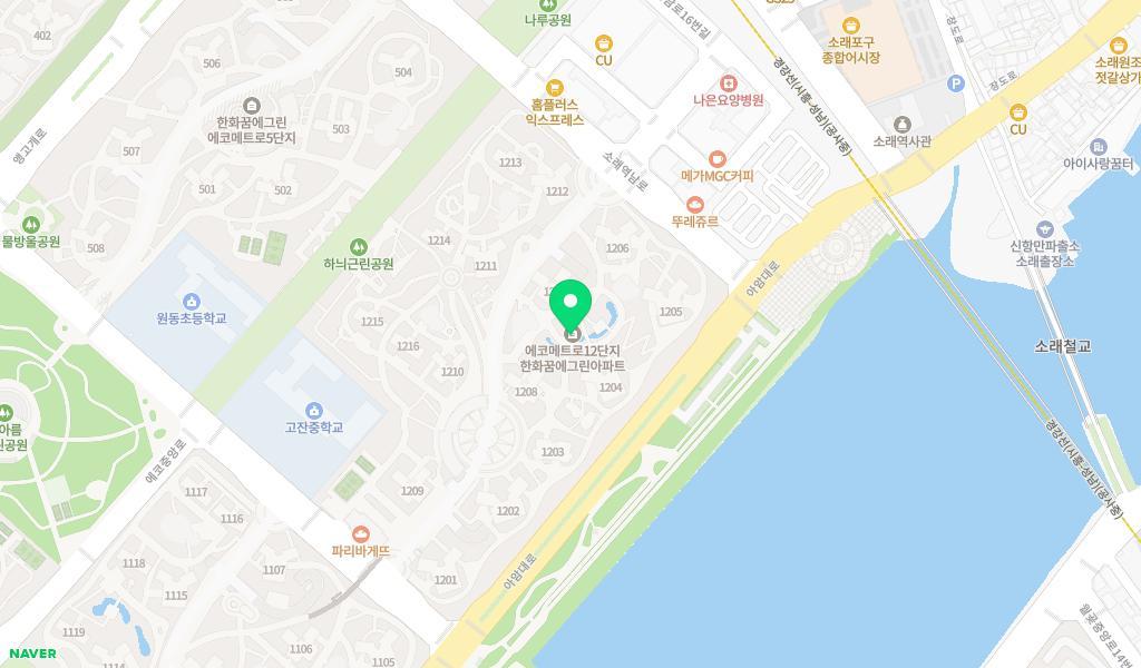 에코하임어린이집 위치 지도