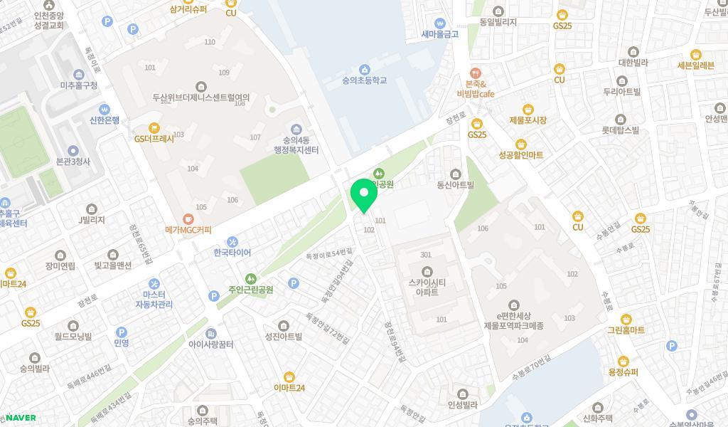 기쁨숲어린이집 위치 지도
