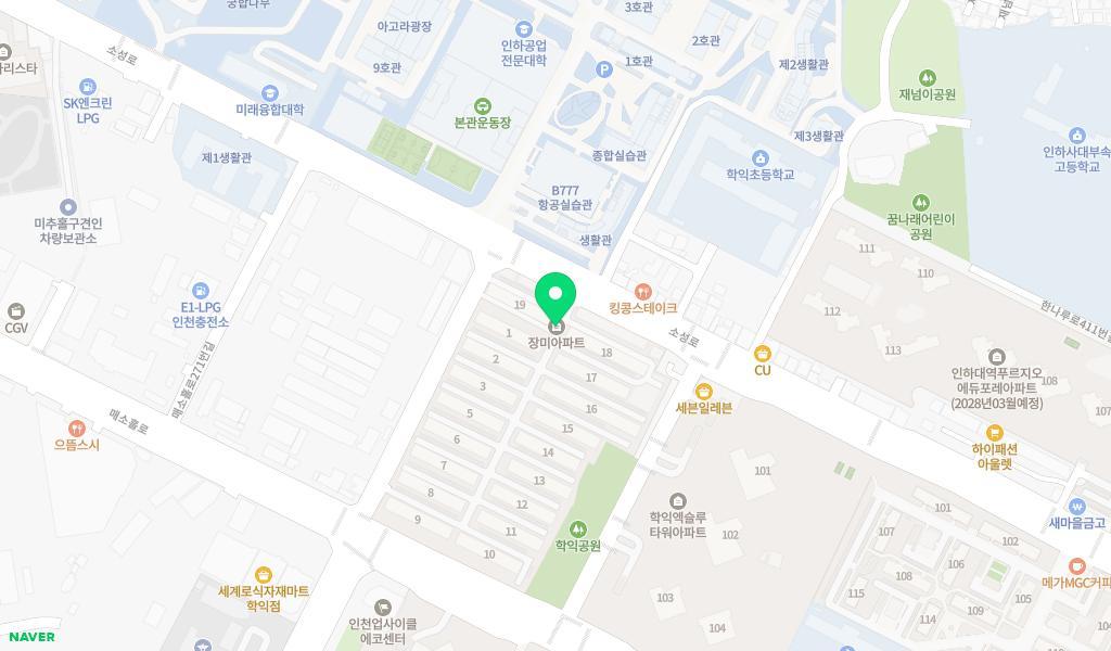 장미어린이집 위치 지도