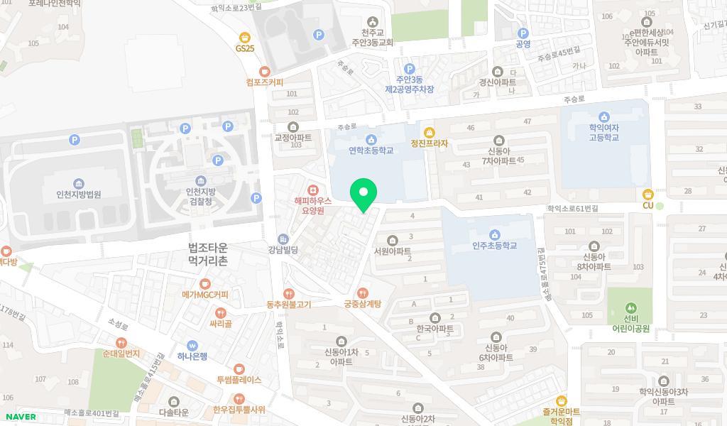 파란들어린이집 위치 지도
