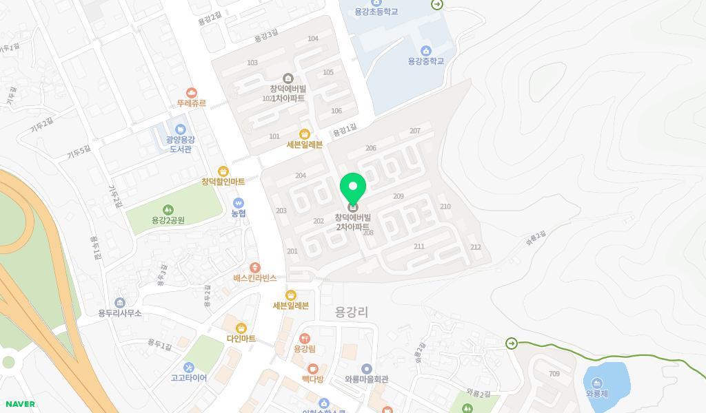 창덕어린이집 위치 지도