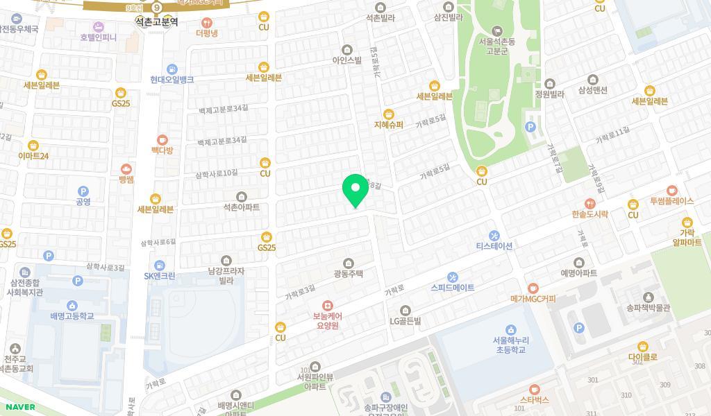 새롬어린이집 위치 지도