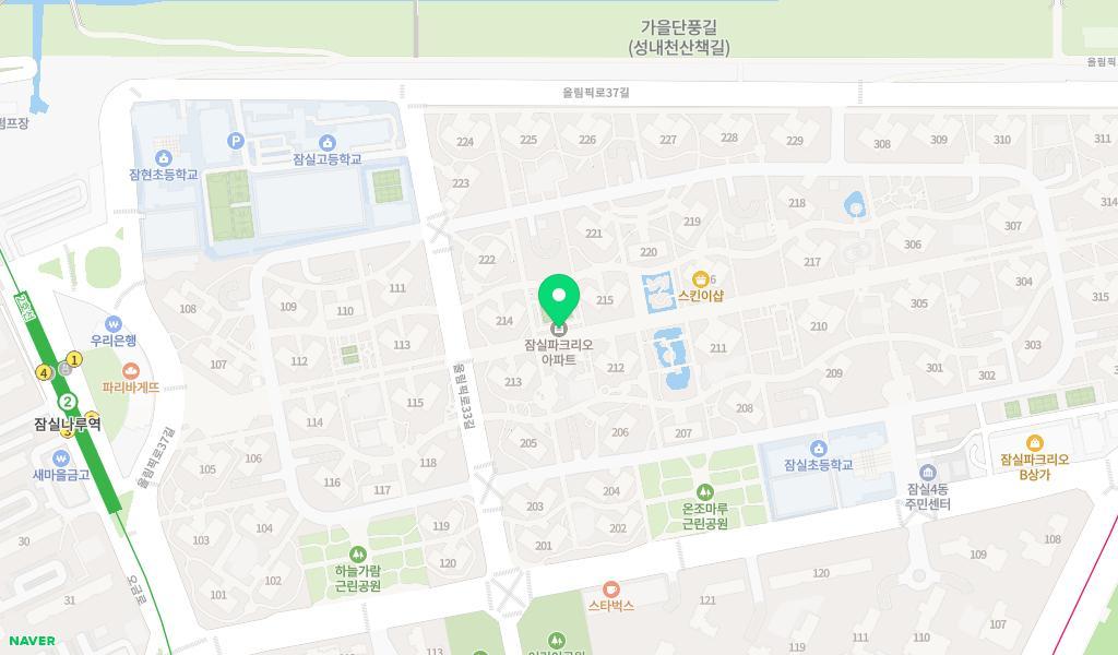 잠실키즈사랑어린이집 위치 지도