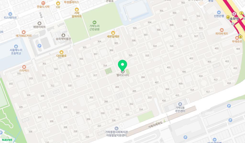 헬리오라온어린이집 위치 지도