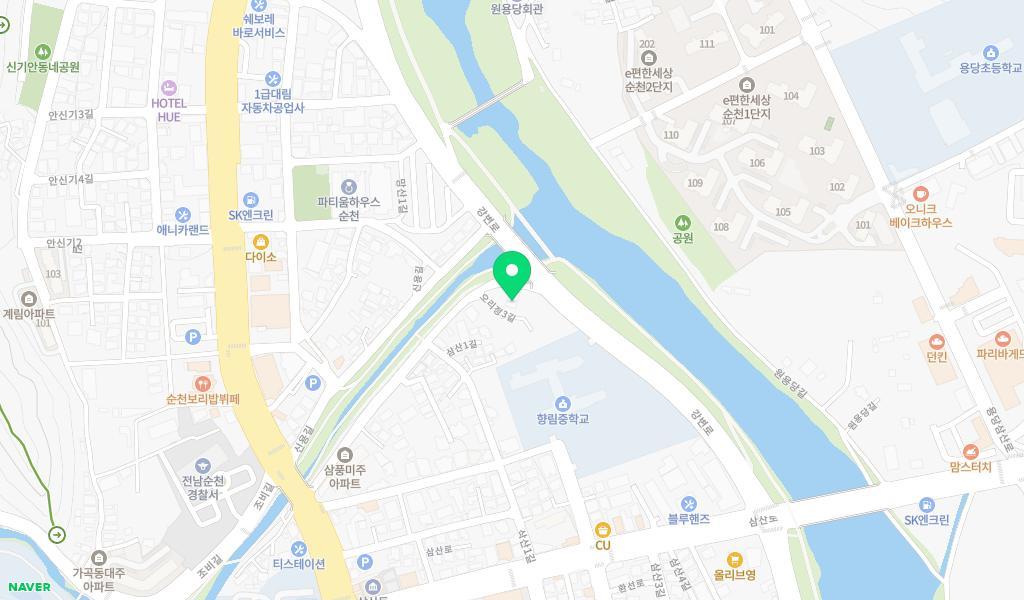 한빛어린이집 위치 지도
