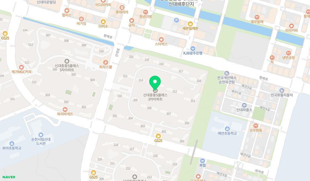엄마품어린이집 위치 지도