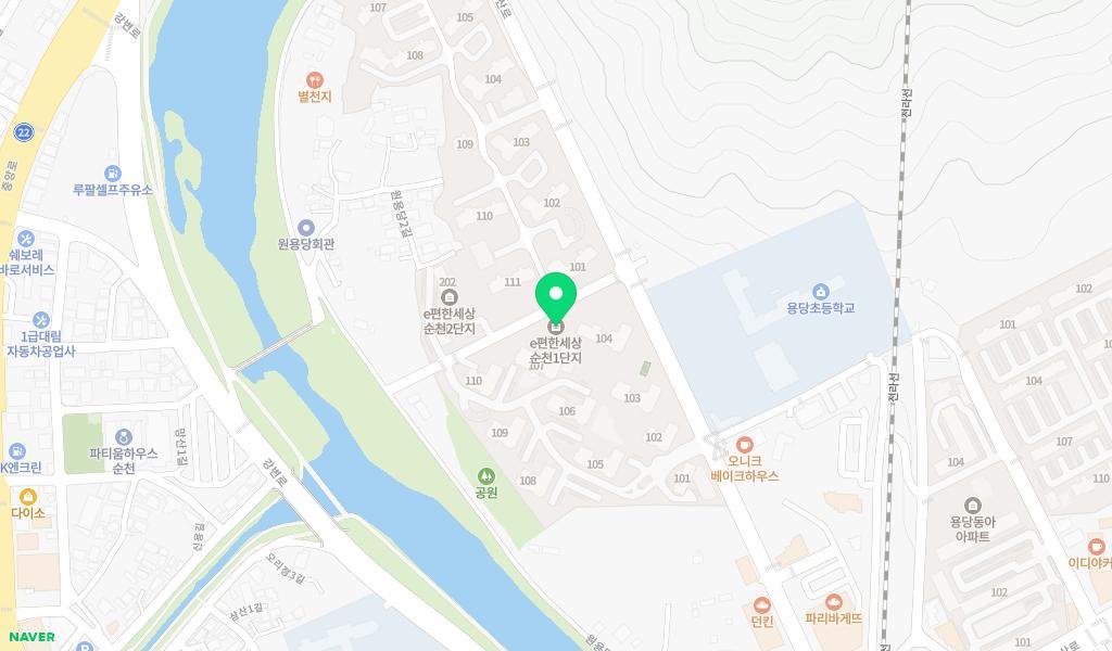 용당아이편한어린이집 위치 지도