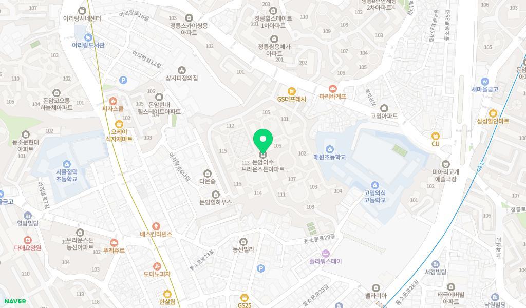 키즈맘어린이집 위치 지도