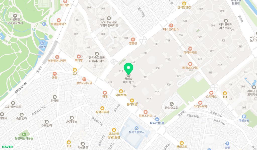 자연아이어린이집 위치 지도