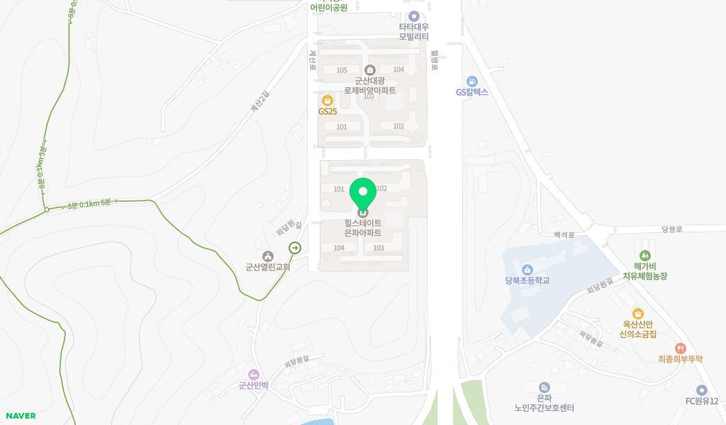 키즈힐어린이집 위치 지도
