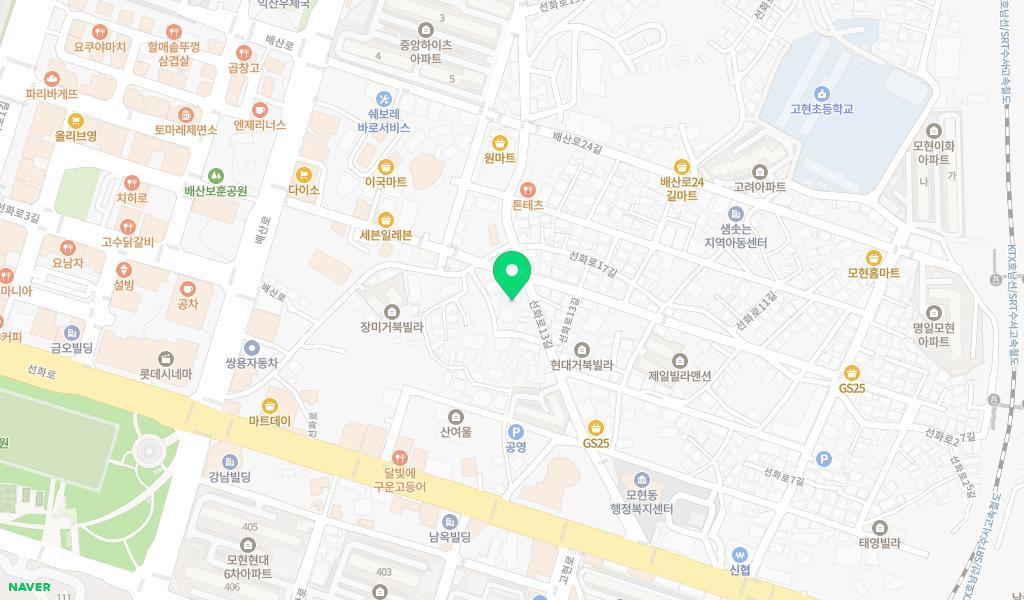 굿키즈 어린이집 위치 지도