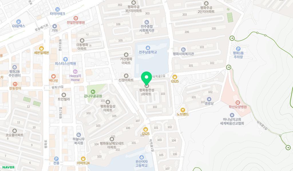 꿈샘어린이집 위치 지도