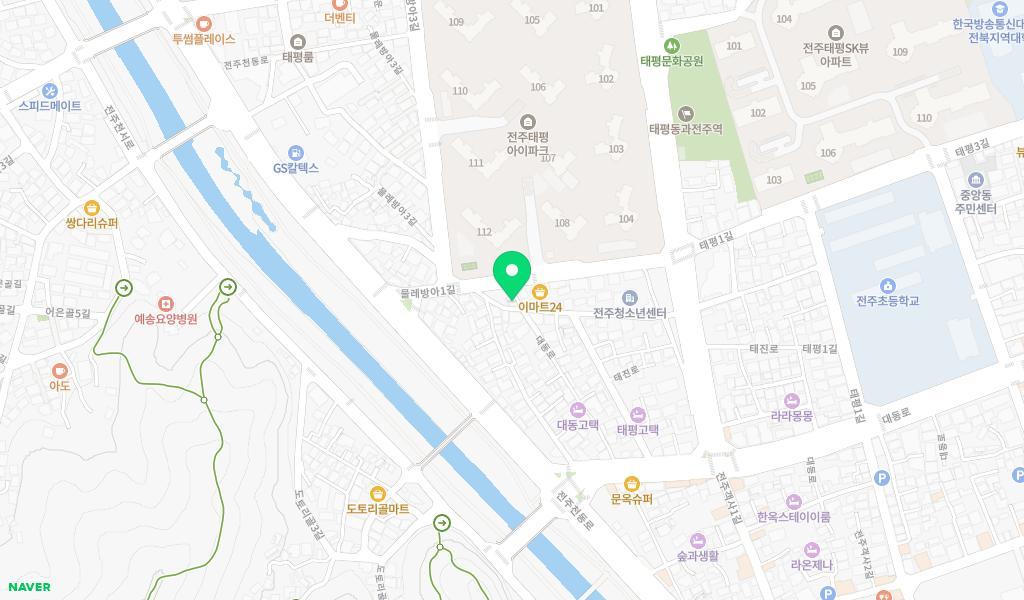 태평어린이집 위치 지도