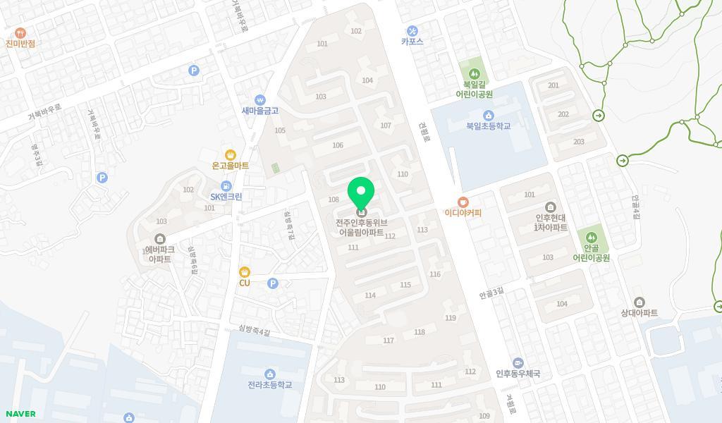크는새싹어린이집 위치 지도