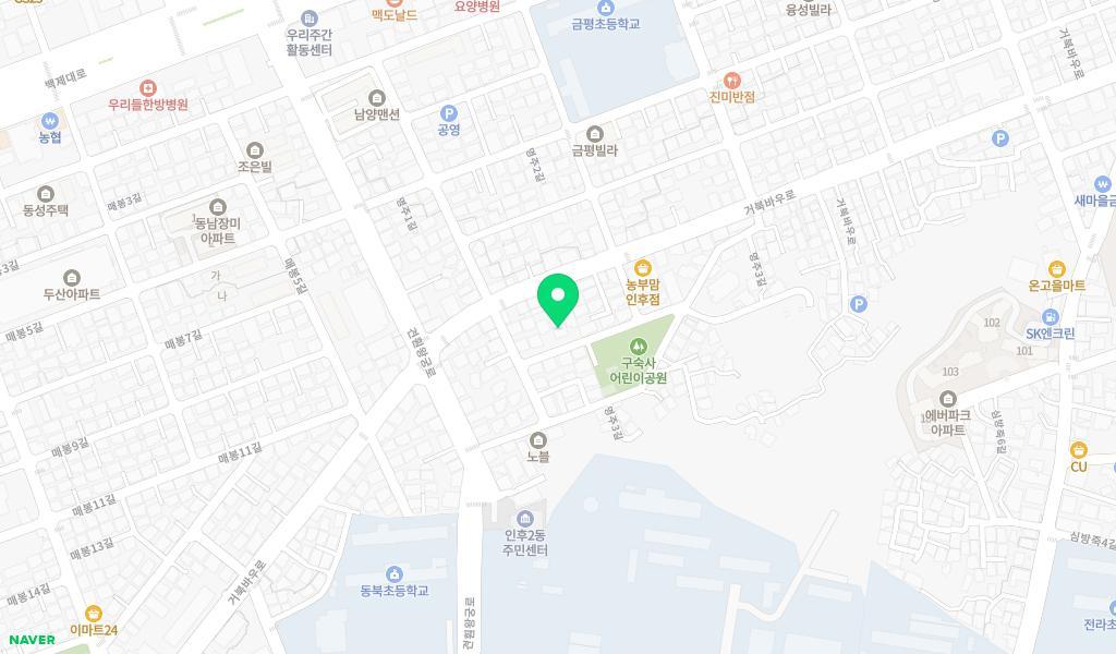 동현어린이집 위치 지도