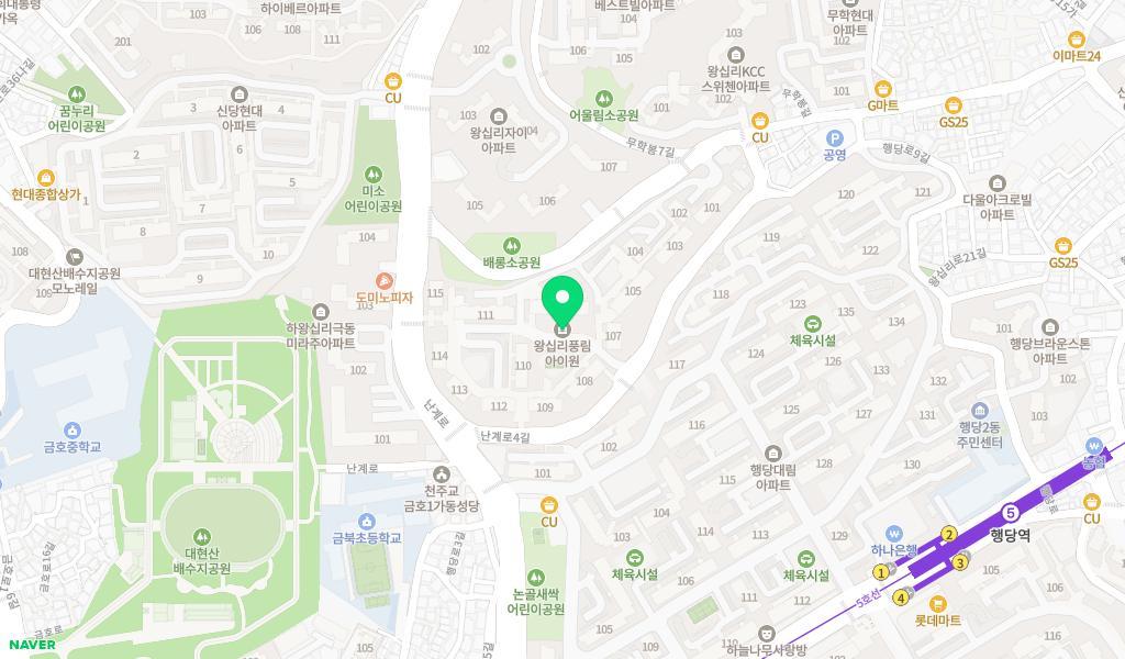 아이원어린이집 위치 지도