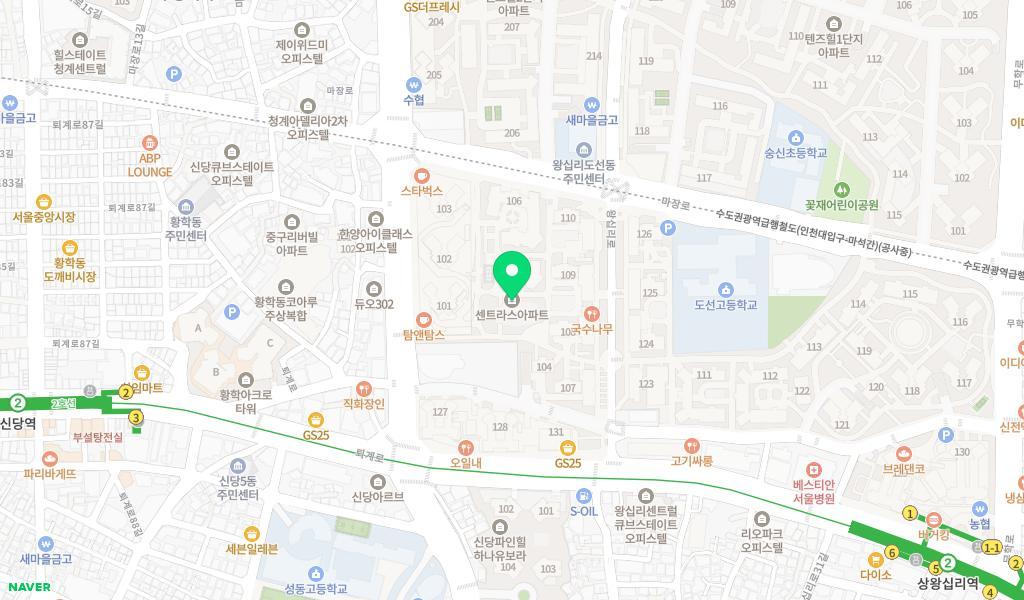 구립 센트라스으뜸어린이집 위치 지도