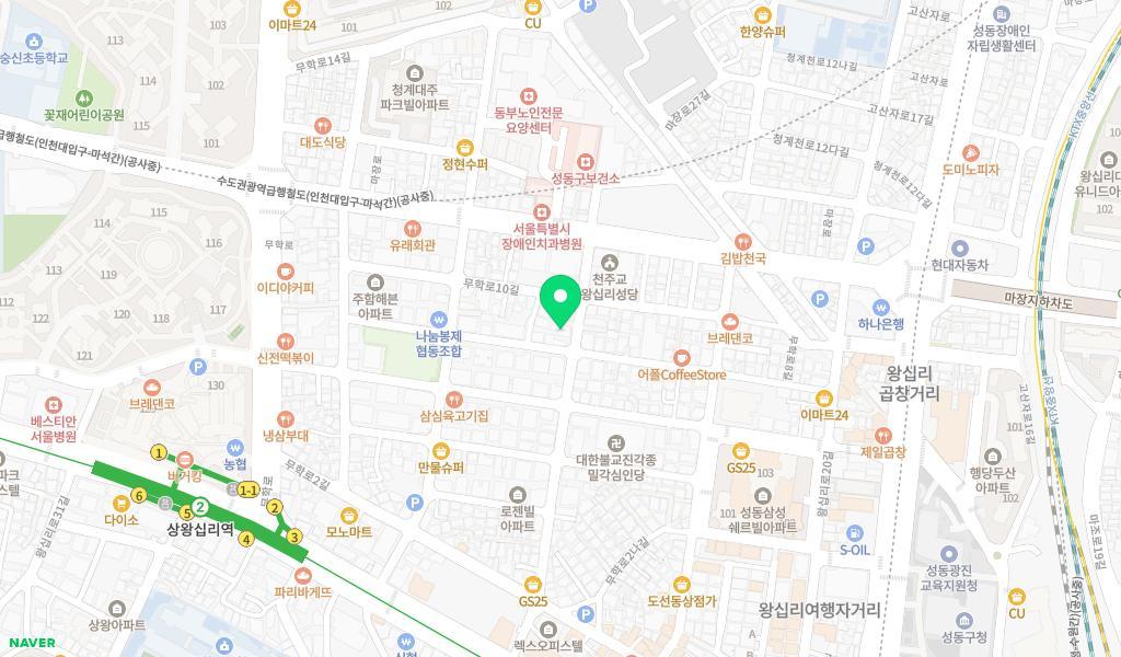 서울시설공단 누비어린이집 위치 지도